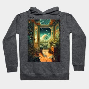 Out of this World - Room with a planetary View Hoodie